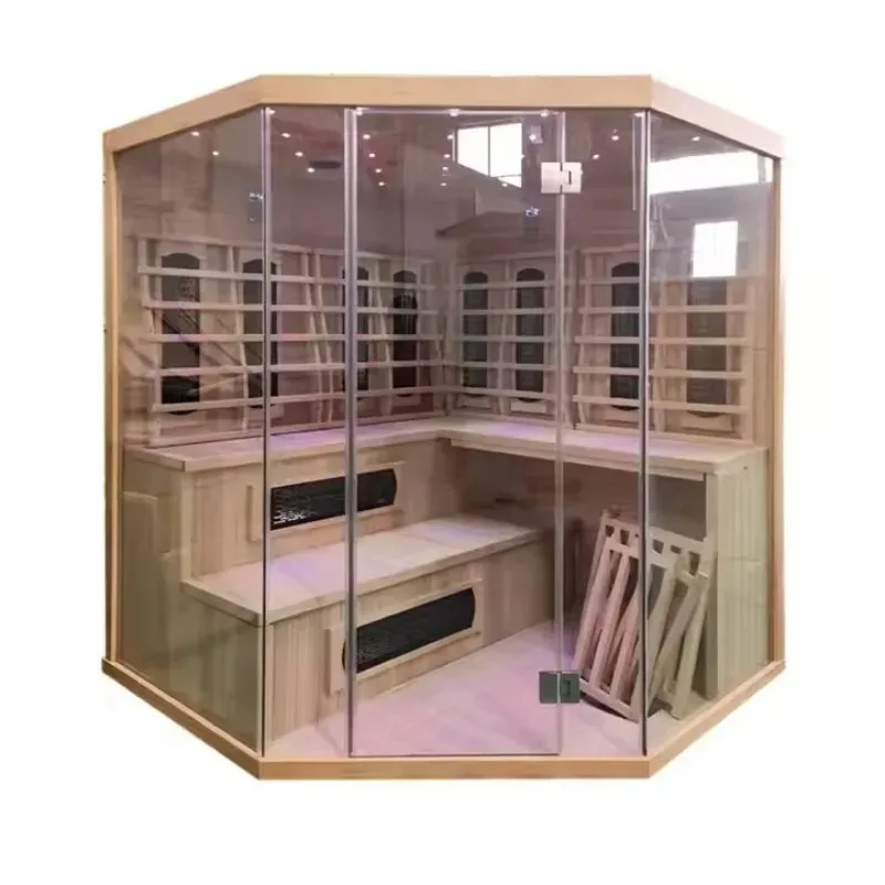 Factory Supply Infrared and Dry Steam Sauna Room Combination Sauna for Beauty Spa