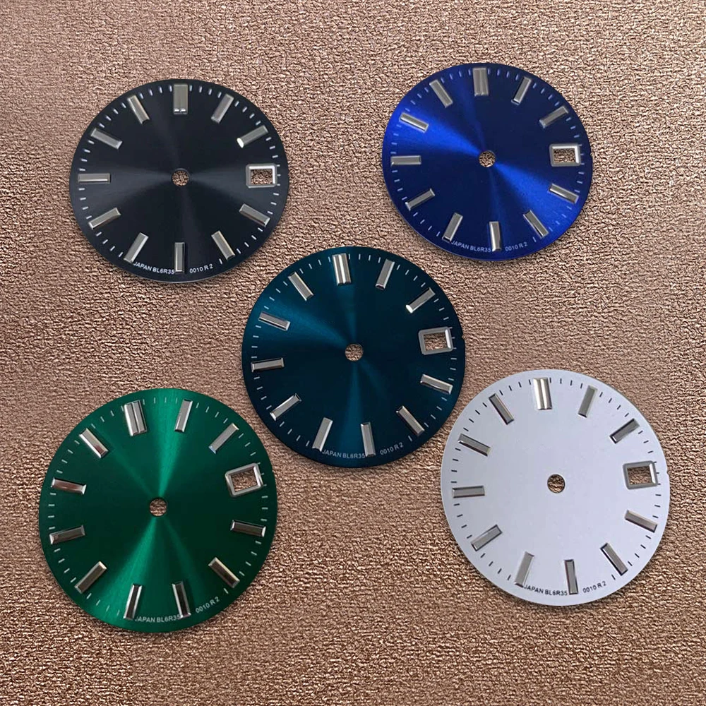 

New 28.5mm G S Logo NH35 Dial Fit NH35/NH36/4R/7S Movement No Luminous Watch Modification Accessories