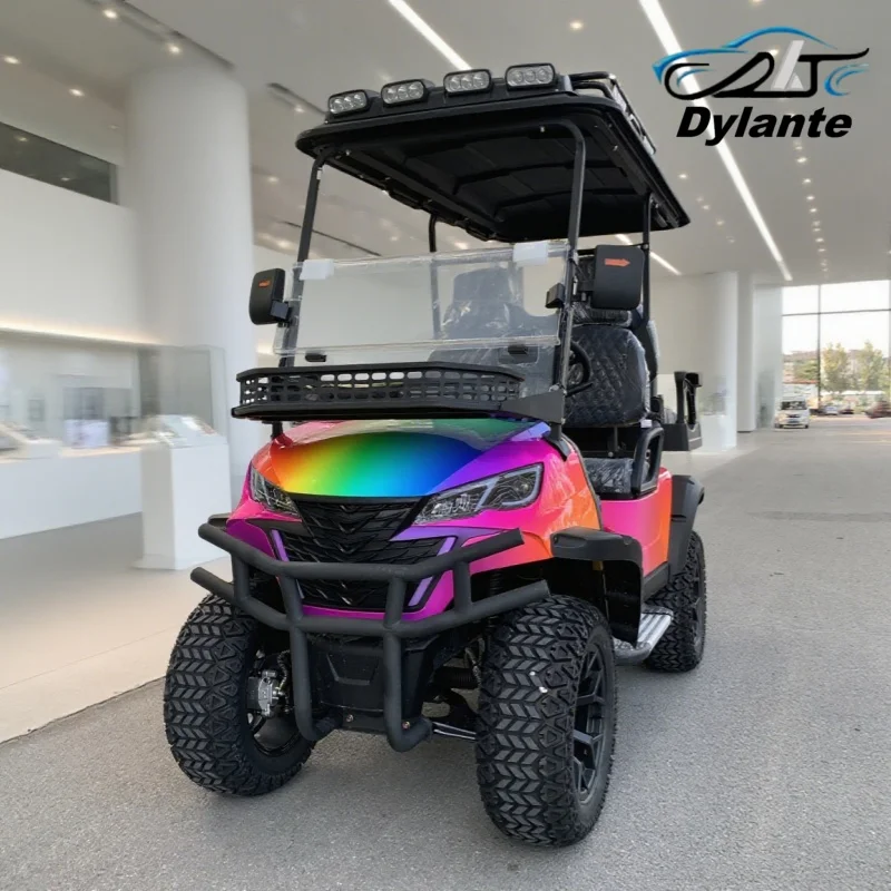 Best Seller Electric Vehicle 4 Seater Hunting Golf Cart With Headlight And Taillight Road Legal New Energy Electric Golf Cart