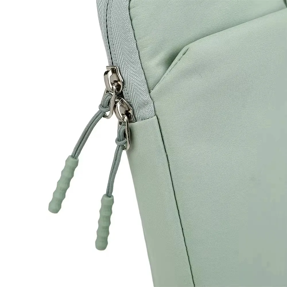 With Handle Portable Laptop Bags Lightweight Ultra Thin Laptop Case Soft Material Dual Zipper Notebook Sleeve Office Use