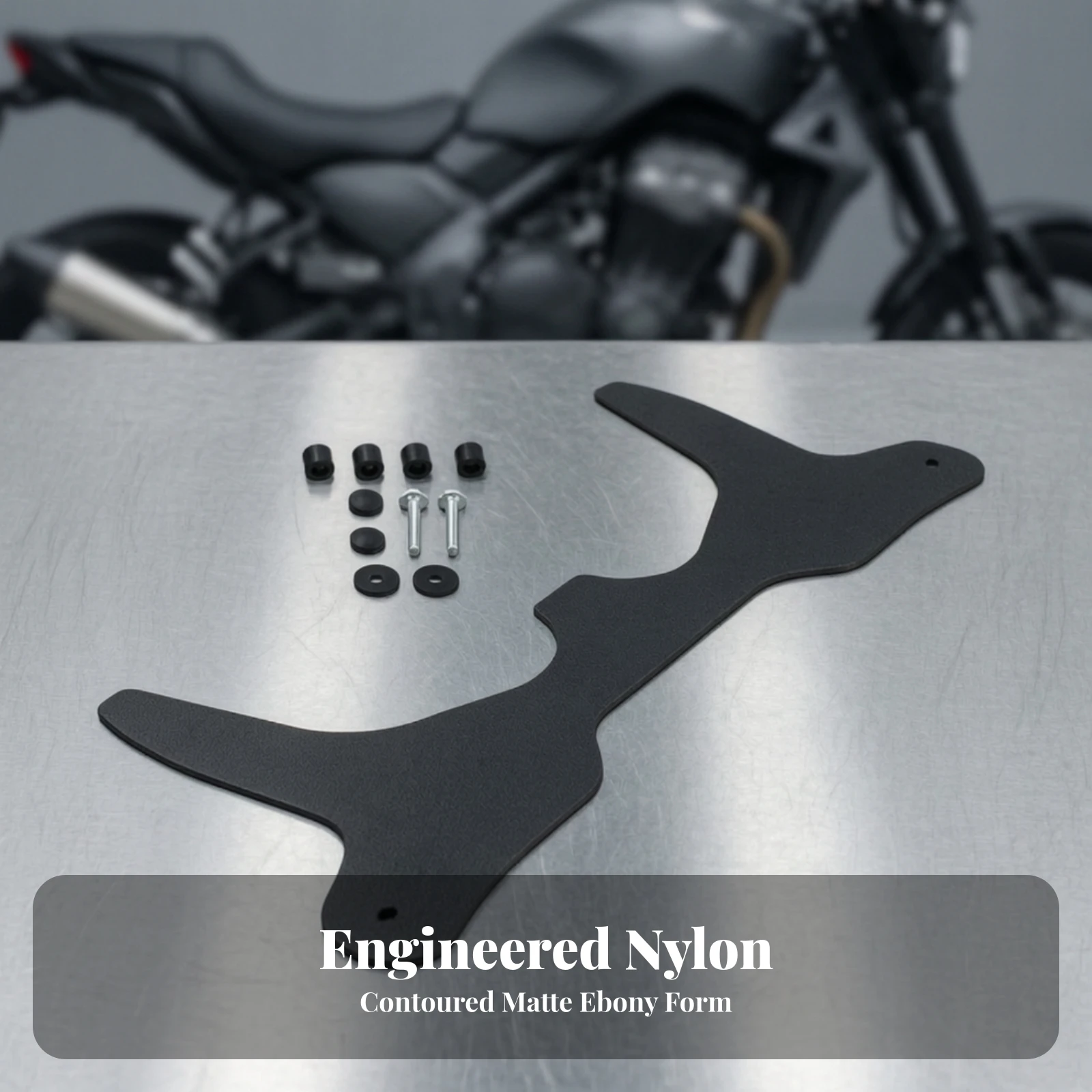 Front Fork Air Deflector Sturdy Front Fork Wind Deflector Contoured Unobtrusive for Touring