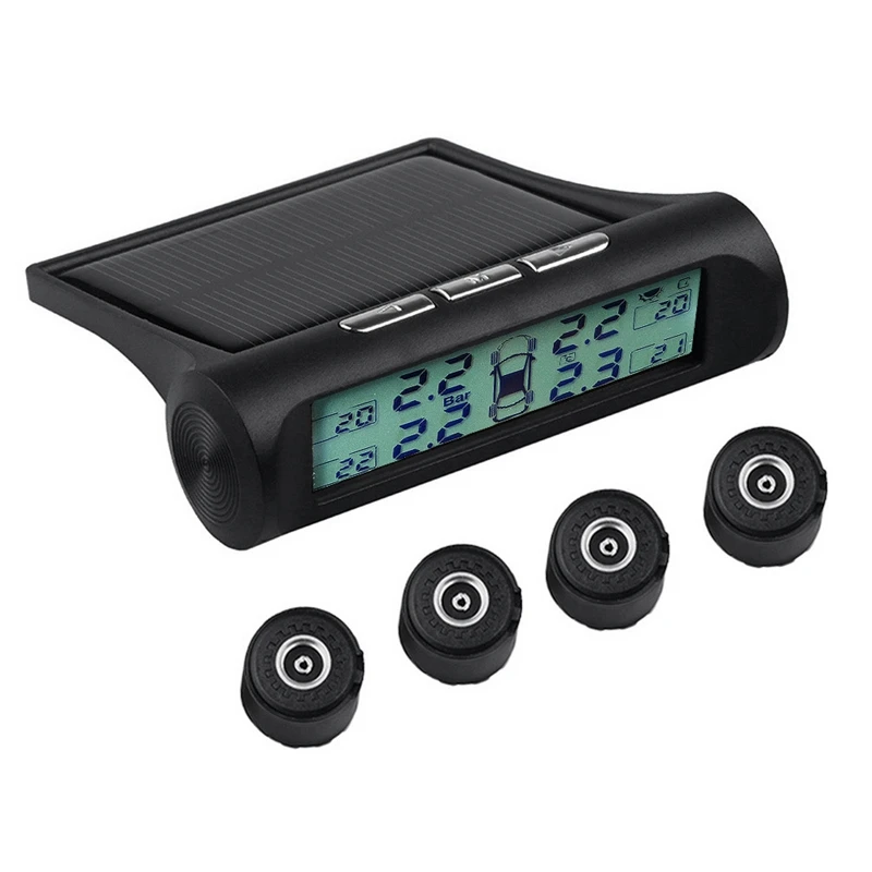 

Low Tire Alarm Car Tire Pressure Monitoring System Auto Wheel Air Pressure Monitor Tool Sensor Car Tire Pressure Tester