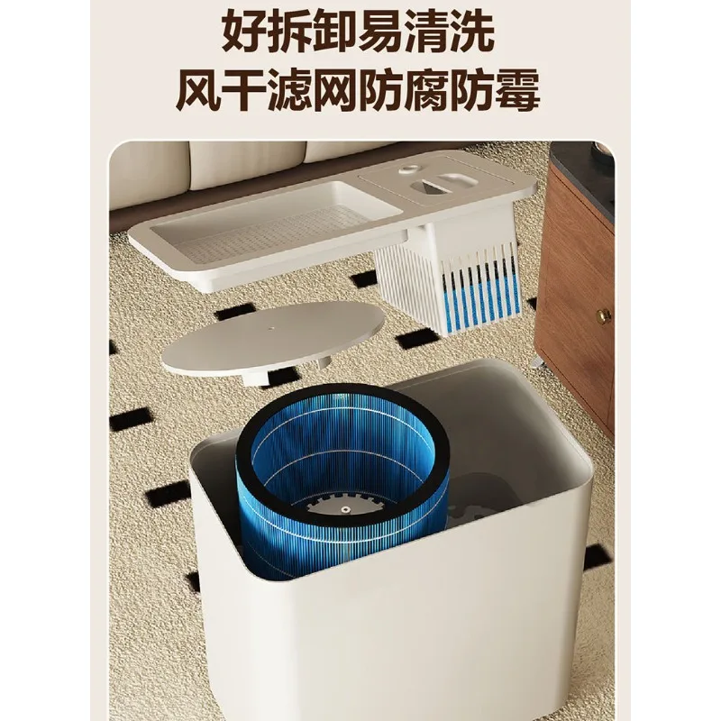 Intelligent high-end tea bucket, wastewater bucket, pour-free tea residue bucket filter