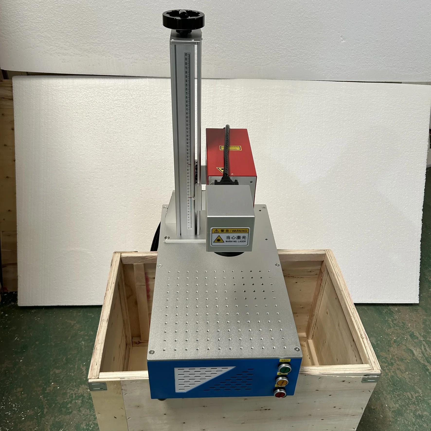 JPT 3W or 5W UV Laser Marking Machine engraving on plastic glass and metal material include CWUL-10 water chiller and rotary