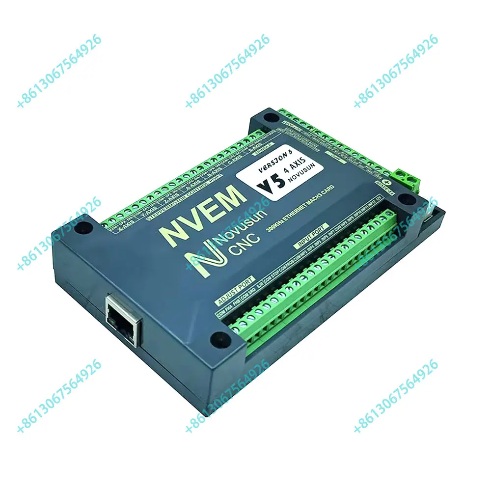 controlador de movimiento cnc mach3 nvem v5 300k ejes ejes ejes ejes funcion esclavo ethernet para paso a paso servomotor 01