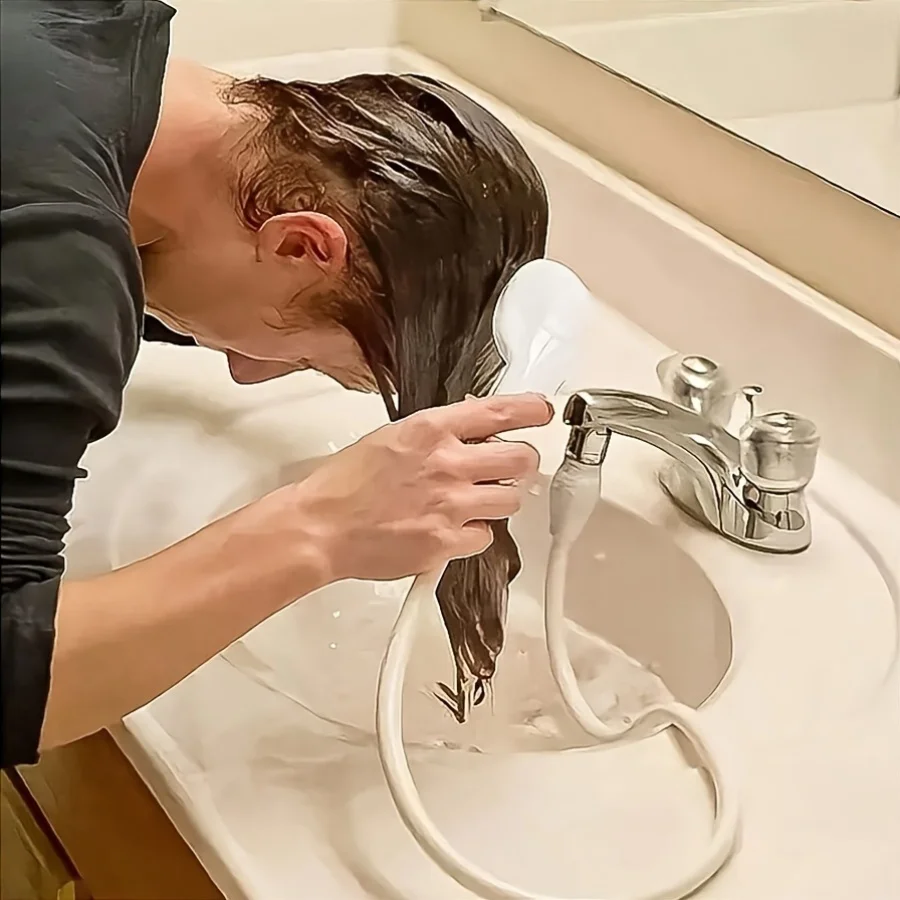 

1Pc Faucet Shampoo Shower Pet Cat Dog Bath Faucet Sprayer, Multifunctional Faucet, Shower Head Convenient and easy to install