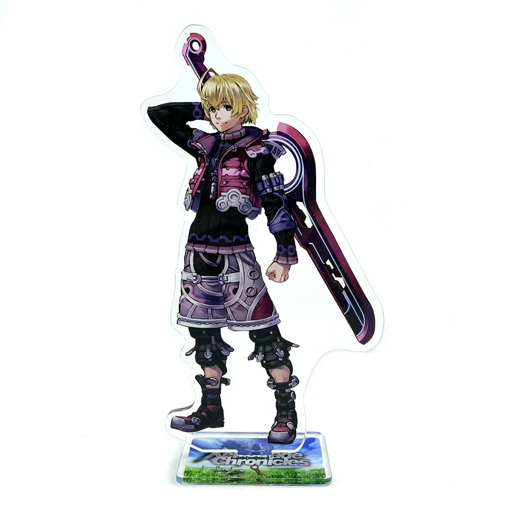 Xenoblade Chronicles main character Shulk and Fiora style acrylic standee figurines desk decoration cake topper