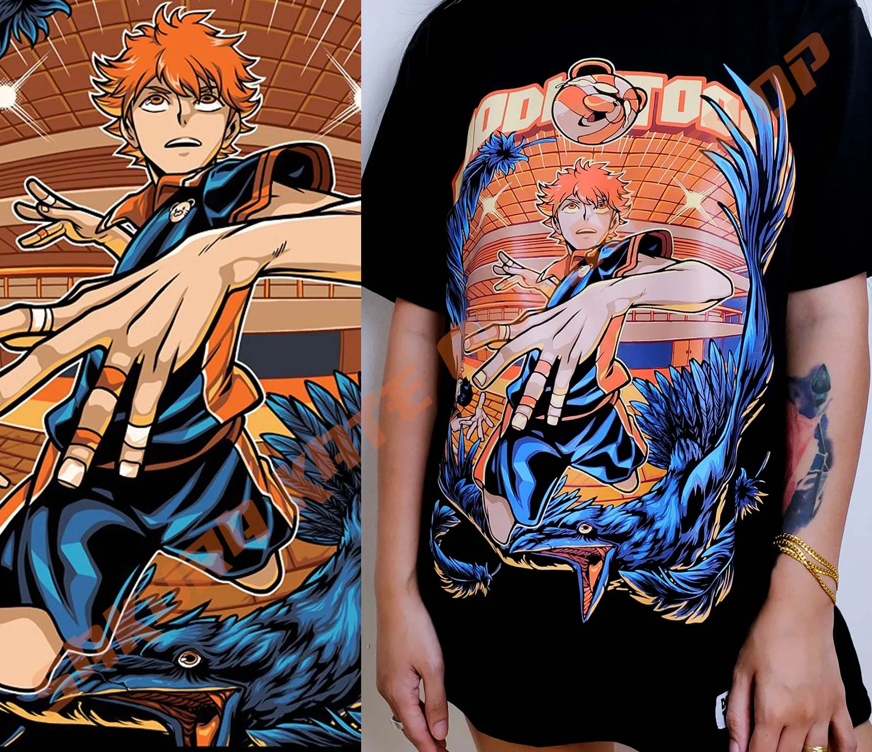 Haikyu Hinata Shirt by Doodletoons