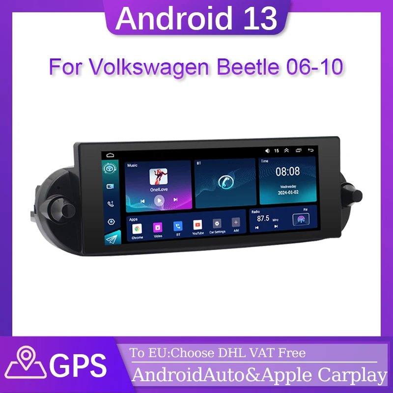 Android Navigation Radio Player Car Multimedia Video For Volkswagen Beetle 06 - 10 Carplay Auto Car Dvd Player Auto Electronics