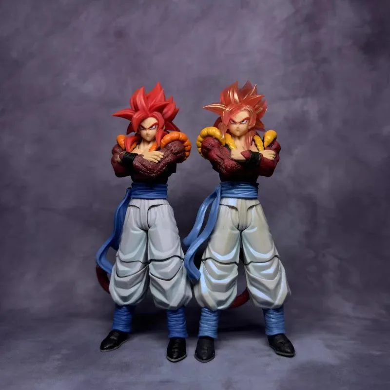 In Stock Kamione Gogeta Product Tonsen KAMIONE Studio Dragon Ball SSJ4 Gogeta A/B Action Figure Fusion Warrior 1/12 Model Toys