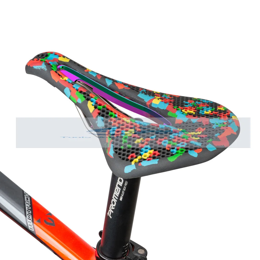 

PROMEND Bicycle Cushion Honeycomb Rubber Camouflage Hollow Saddle Mountain Bike Cushion Shock Absorber Bicycle Accessories