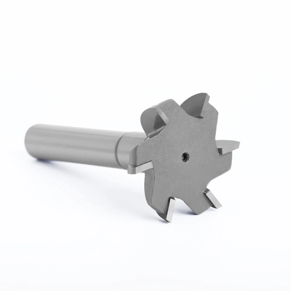 LAVIE 12mm Shank Alloy Cove Bit 6 Edge Finger Grip Router Bit Milling Cutter For Woodworking Engraving Machine C12134Z640GY 