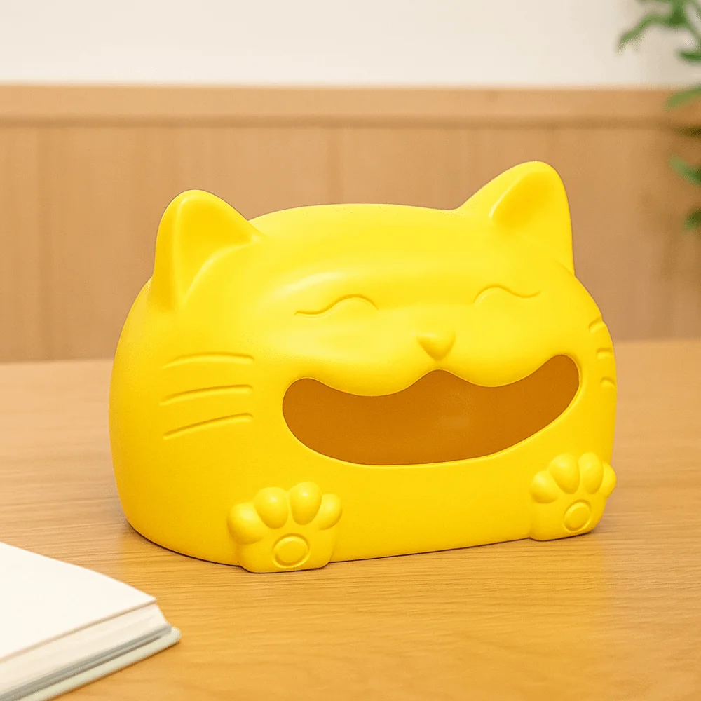 

Room Decoration Model Toy Cat Tissue Box Cartoon Collectible Napkin Storage Box Cute Creative Animal Napkin Holder Birthday Gift
