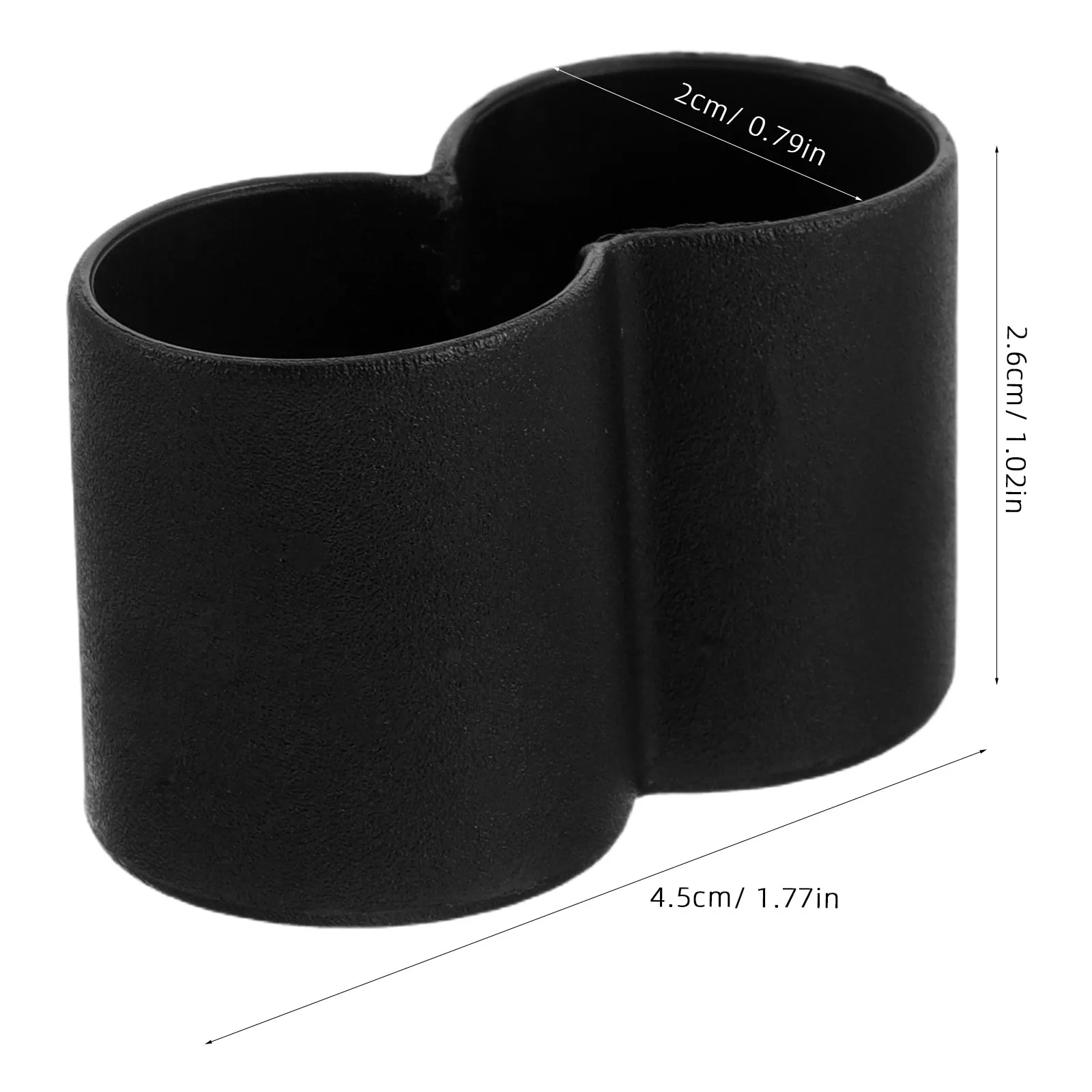 50pcs Table And Chair Leg Protectors: Plastic Chair Leg Tips Caps - Furniture Double 22mm/0.86 Inch Tubes Floor Pads For Home