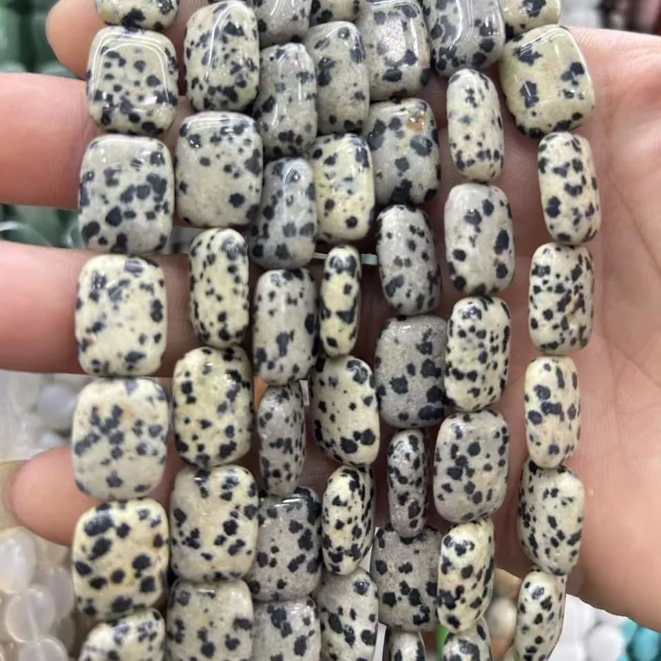 12X16mm Natural Stone Crystal Agate Rectangular Flat Beads DIY Bracelet Necklace Jewelry Accessories Work in Progress Wholesale