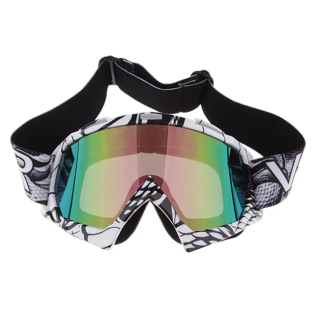 Outdoor Windproof Goggles Adjustable Anti Fog Protective Eyewear for Snow Sports Skiing Snowmobile