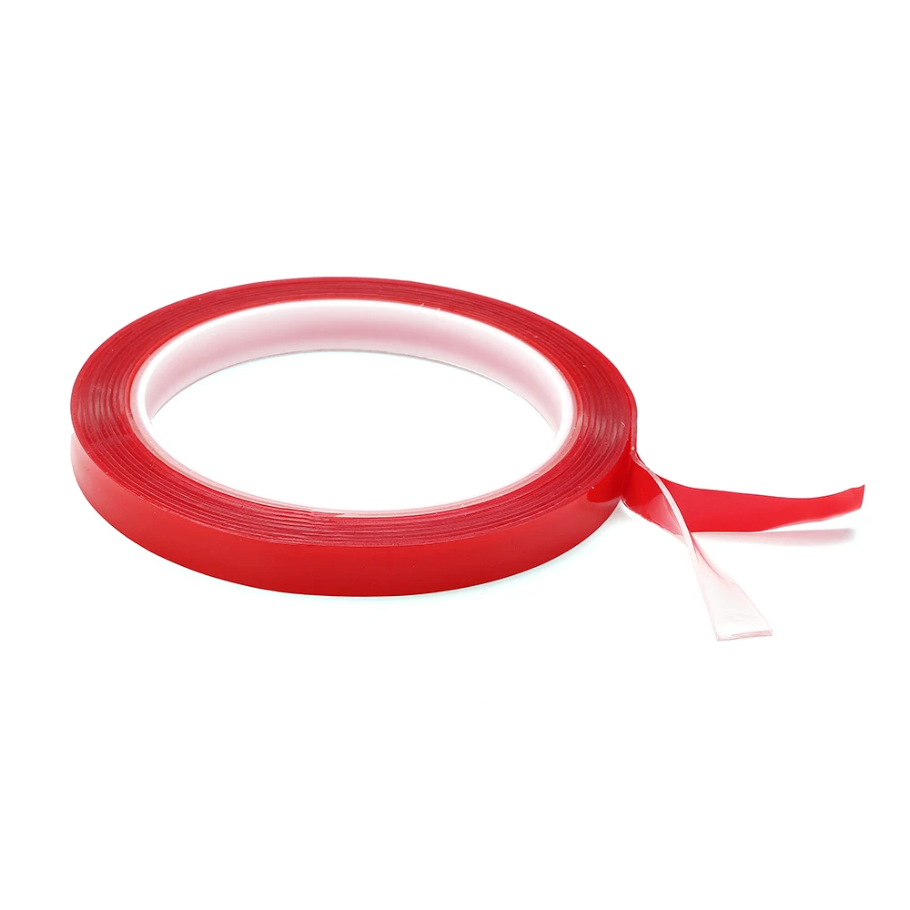 10mm x 3meters Width Silicone Double Sided Tape Sticker For Car, High Strength No Traces Double Sided Adhesive Sticker