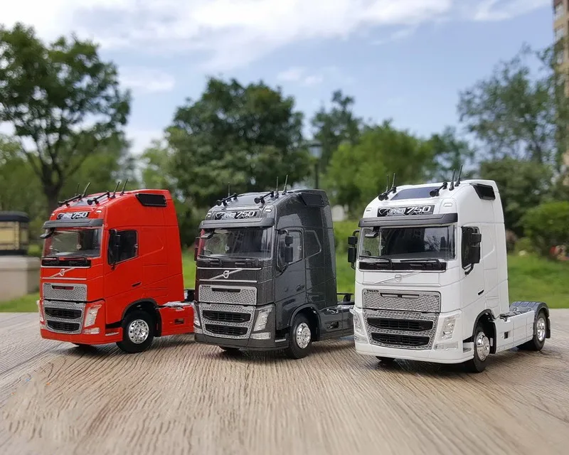 Classic Alloy Toy Model Gift 1:50 Scale Vol vo FH16 750 4X2 Transport Truck Tractor Vehicles DieCast Toy Model For Collection