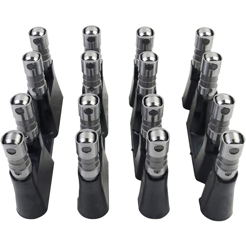 16Pcs Hydraulic Roller Lifters 4 Pcs Guides Trays For GM LS1 LS2 For Chevy Silverado Cadillac Pontiac GMC Buick 12499225