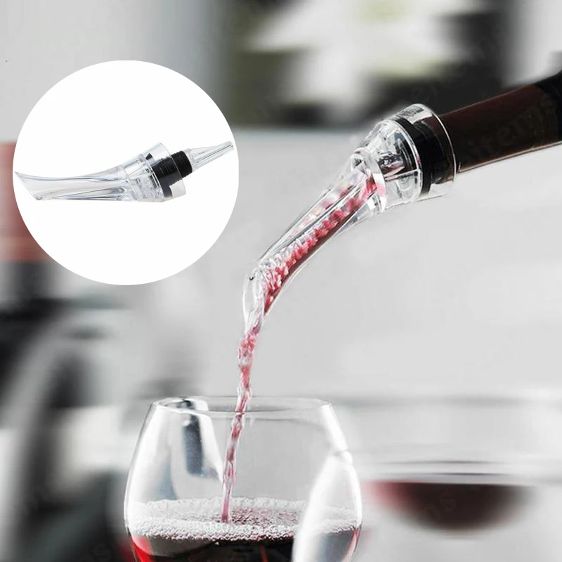 Wine Aerator Pourer Premium Aerating Pourer Red Wine Decanter Cap Spout Stopper Bottle Mouth Dispenser Decanter Spout