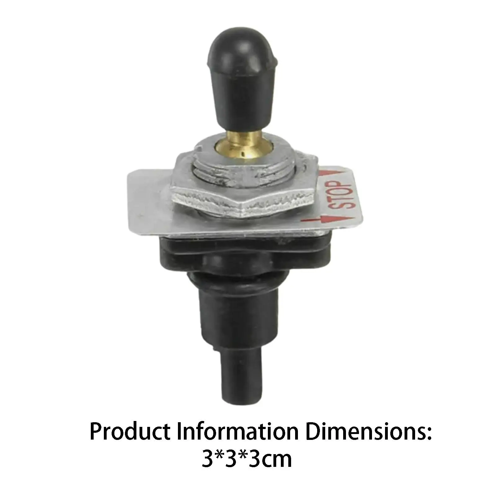 Flame Retardant Engine Kill Toggle Switch Easy Install Steel Replacement Chain Saw Accessories for Grass Cutter Convenient Use