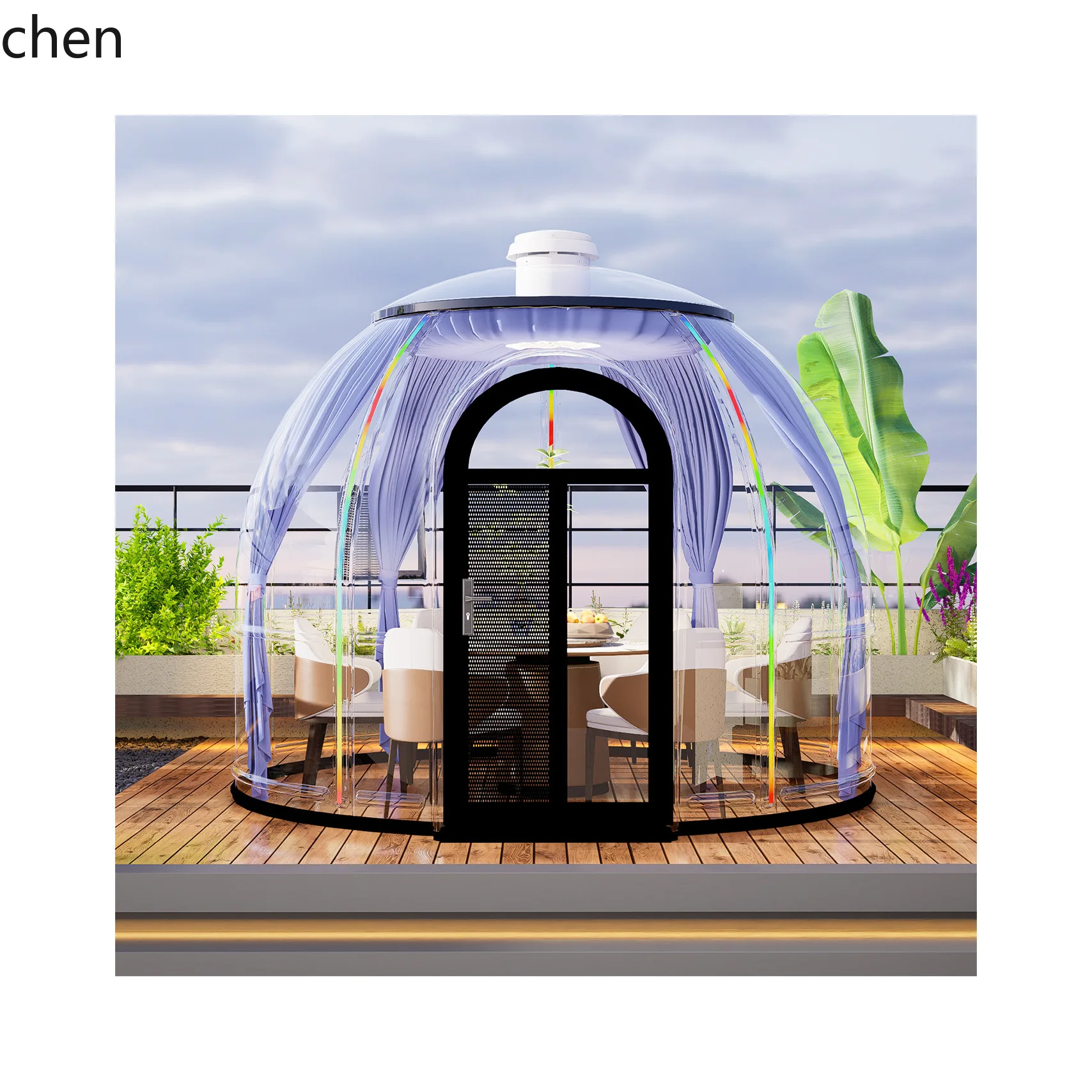 CZ Sunroom Outdoor Courtyard Spherical Mobile Room Camping Party Activity Star Room (Without Chairs)