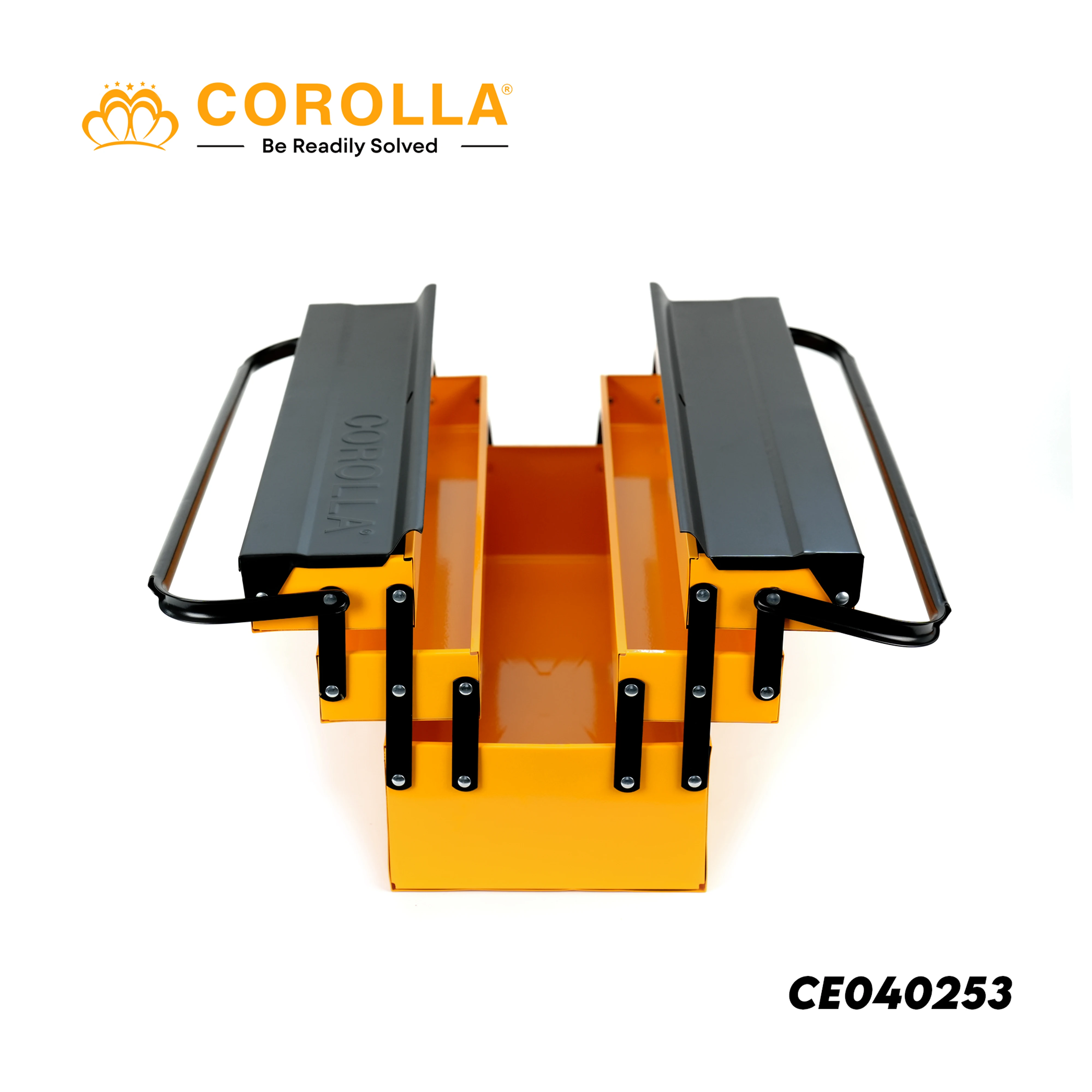 صندوق أدوات منزلي معدني قابل للطي مكون من ثلاث طبقات مبيعات المصنع مباشرة مجموعة أدوات إصلاح السيارات متعددة الوظائف