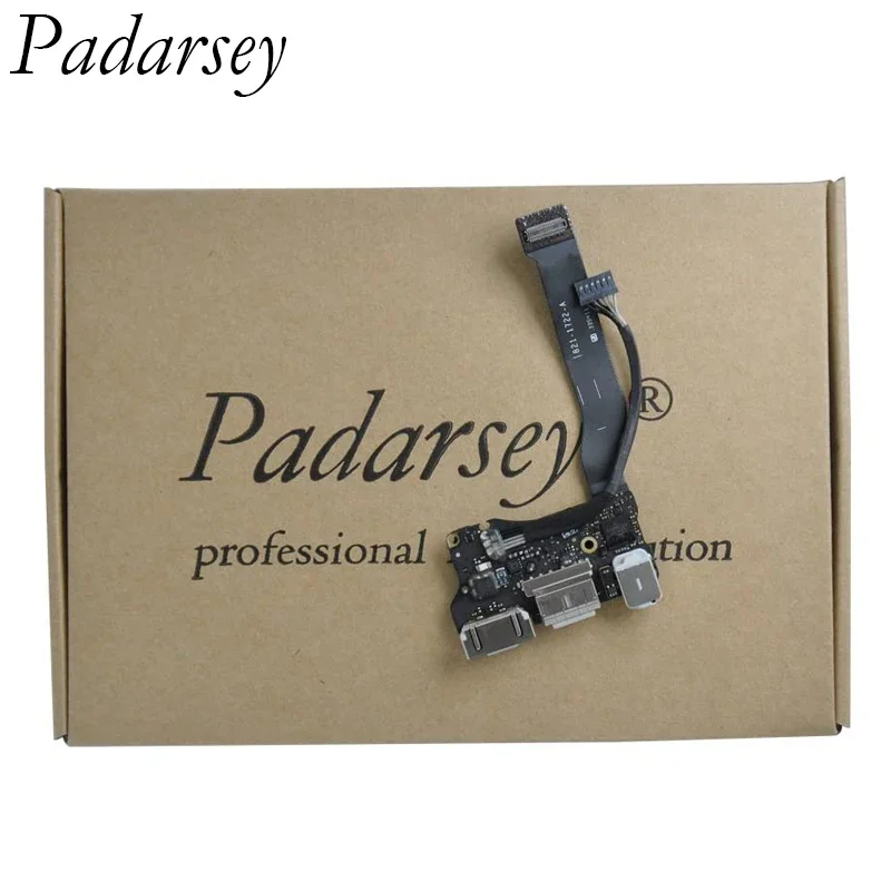 Padarsey DC-in Power Jack I/O Board with USB Audio MagSafe 2 Flex Cable Compatible for MacBook Air 13