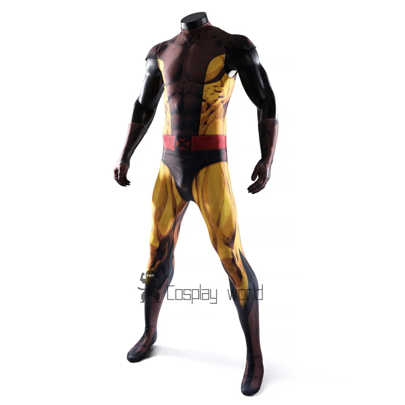 

James Howlett Logan Cosplay Costume Wolf Jumpsuit 3D Printing Zentai Bodysuit Uniform Halloween Carnival Fantasy Man Outfit