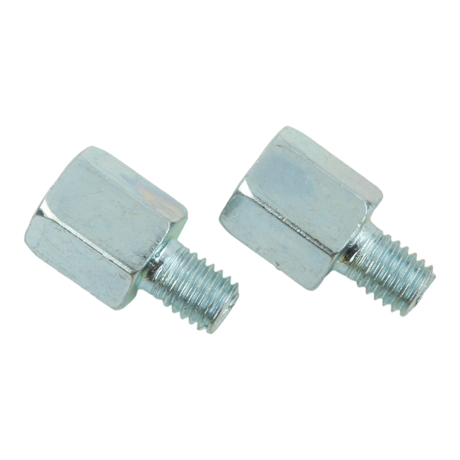

2 Pcs Mirror Adapters 10mm To 8mm Motorcycle Scooter Clockwise 10mm Female Clockwise To 8mm Male Clockwise Mirror Adapters
