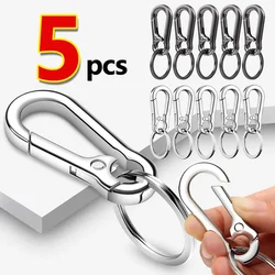 1/5PCS Keychain Gift Car Key Ring Climbing Hook Car Keychain Strong Carabiner Shape Keychain Accessories Vintage Key Chain Ring
