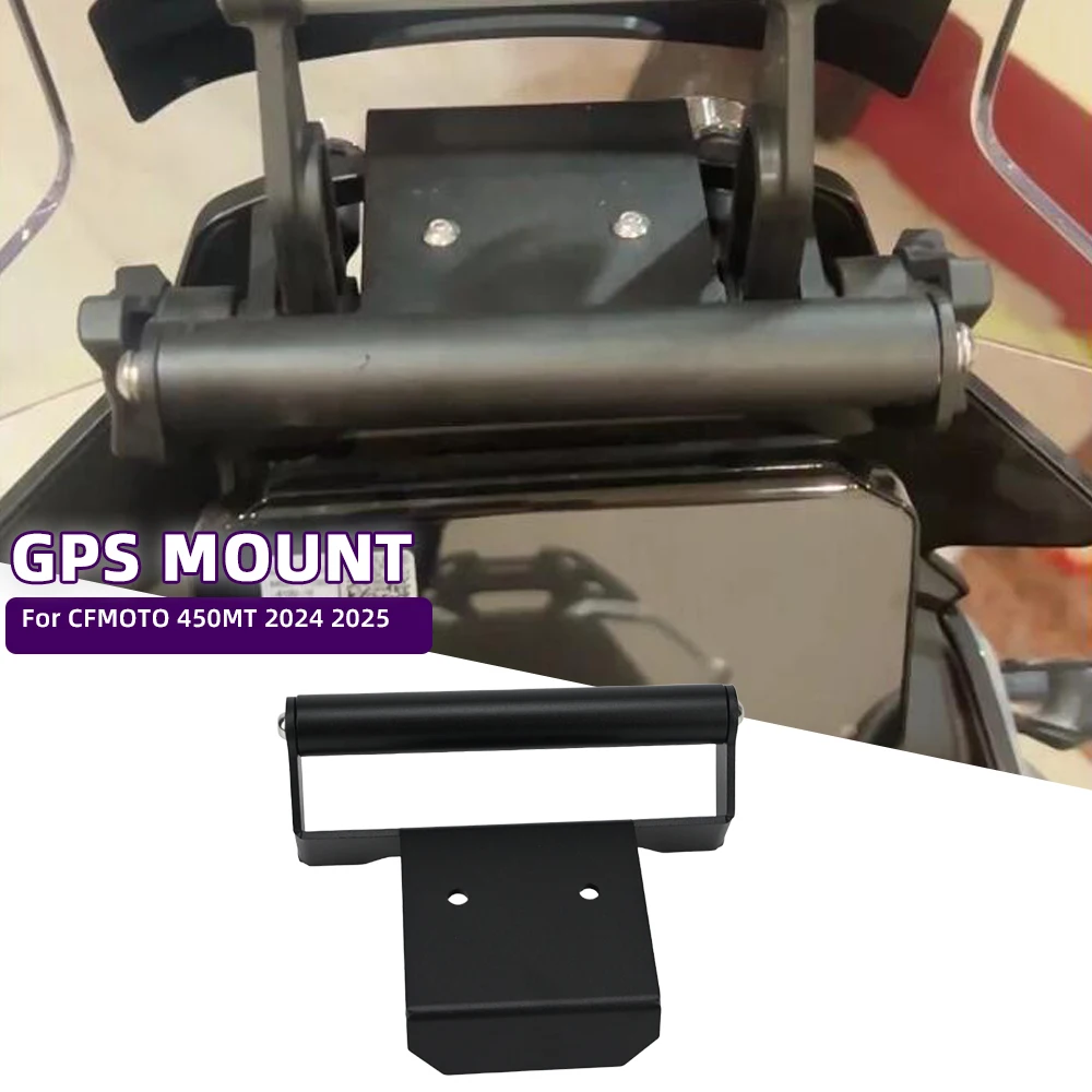 

Для CFMOTO 450MT 450 MT IBEX450 2024-2026: Алюминиевый держатель для GPS-навигатора и телефона, кронштейн-удлинитель для мотоцикла