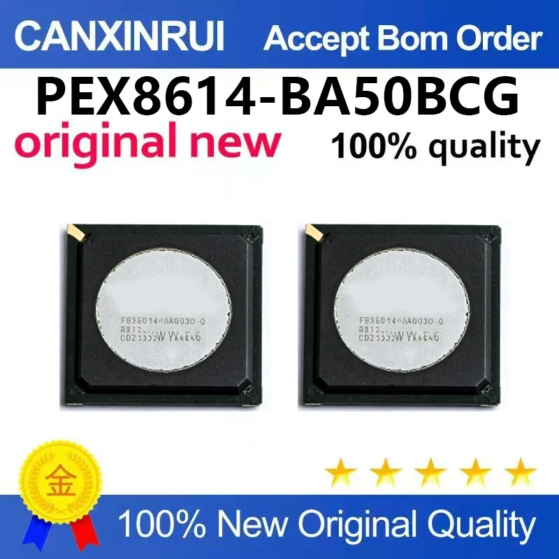 （5pcs-100pcs）PEX8614-BA50BCG packaged BGA multiplexer/demultiplexer circuit chip