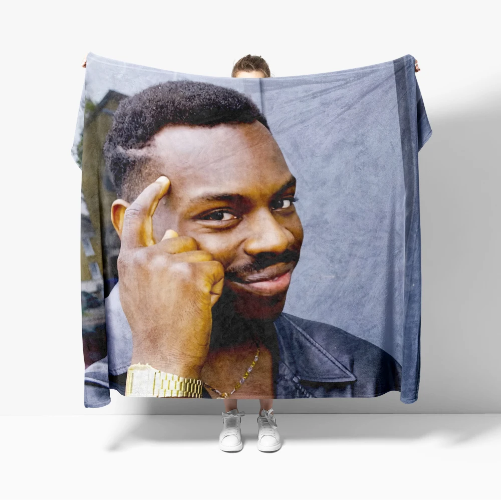 People can’t xx you if you‘re Flannel Blanket for Sofa Decoration Smart Brain meme Blanket King Throw Blankets and Throws Bed