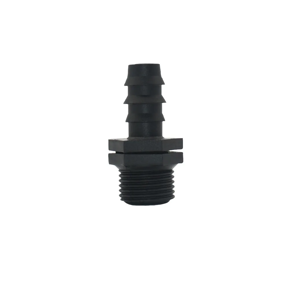 1/2 3/4 1 Inch Female Male Thread To 1/2 3/4 1 Inch Garden Hose Barb Connector 16mm 20mm 25mm Plastic Hose Fitting