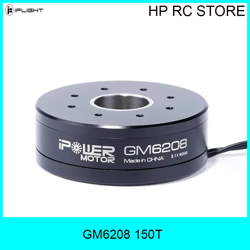 IFlight IPower Motor GM6208 150T W/ AS5048A 6208 Hollow Shaft Brushless Gimbal Motor for DSLR / CANON 5D MARKII, MARKIII Cameras