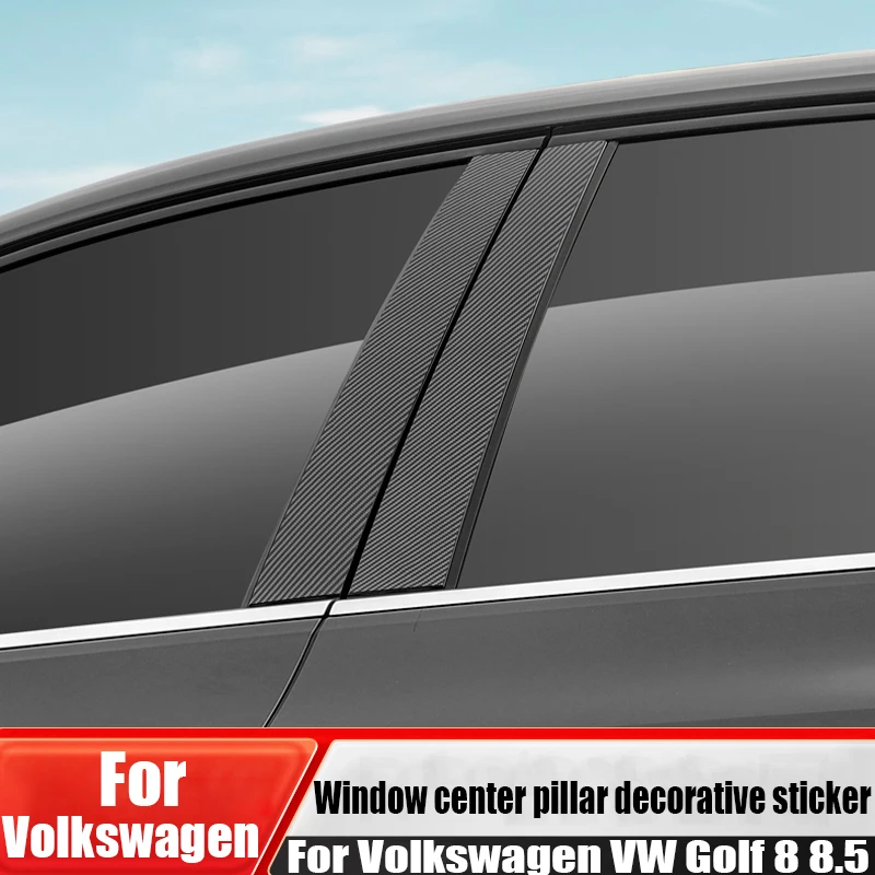 

For Volkswagen VW Golf 8 8.5 modifying car window center pillar decorative stickers automotive exterior decoration accessories