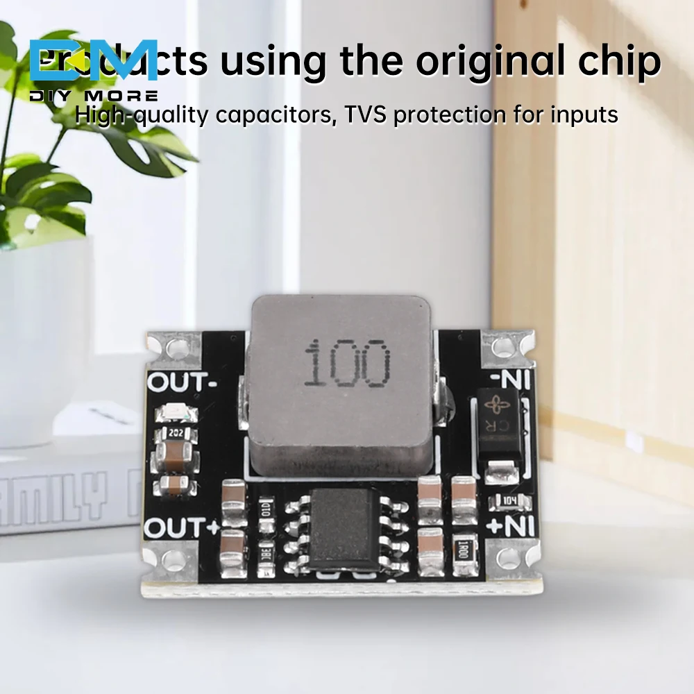 6V-40V to 3.3V 5V 12V DC-DC Buck Module High Power Low Ripple DC Step-down Power Supply Module Converter Board 5A TVS Protection