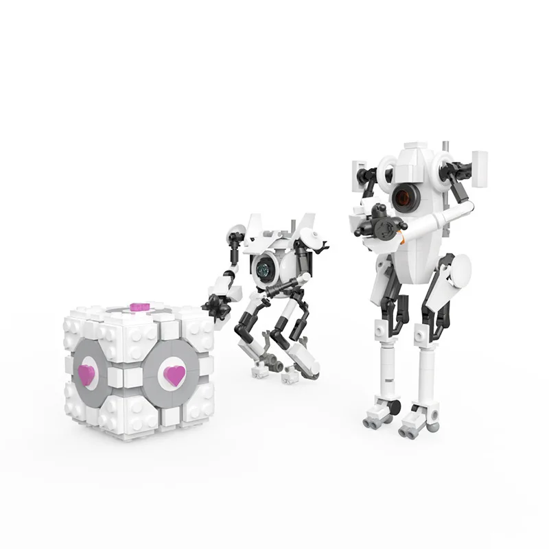 Portal 2 MOC Building Blocks Toy - Popular Game Peripherals Kids Assembly Kit Model Robot Decoration Gift