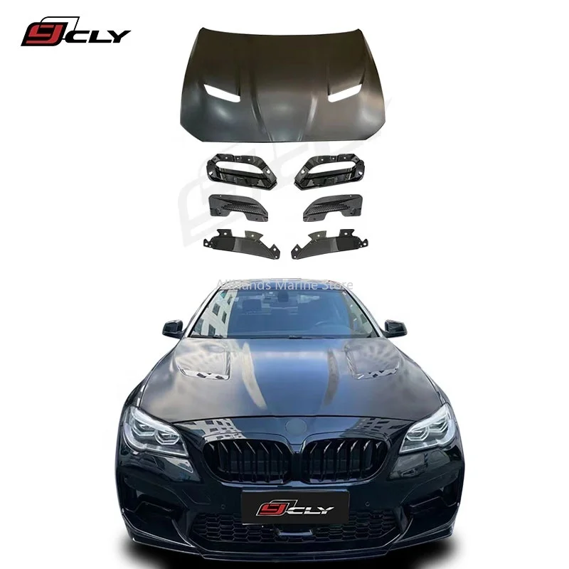 F10 Car Hood For  5 Series Upgrade CS Style Hood For  5 Series Aluminium Bonnet 2013-2016
