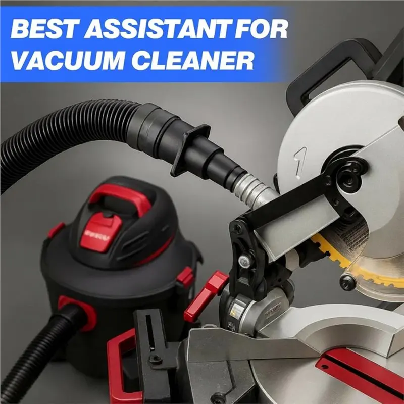 DT19-4 Pack Hose Adapter Vacuum Cleaner Adapter Universal Tool Adapters Attachment Connects To Power Tools To Contain Dust