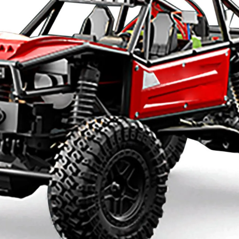 

1：18 RC Climbing Car 4WD Remote Control Off Road Vehicle RTR Rock Crawler C8808 370 Brushed Motor 20A ESC Lampsfor Enthusiasts