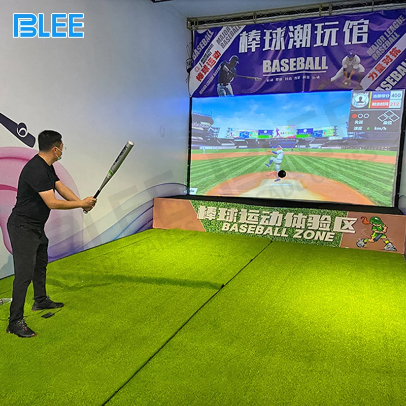 Indoor Sports Ar Projection Smart Baseball Simulator Baseball Simulation Interactive Games for Game Center