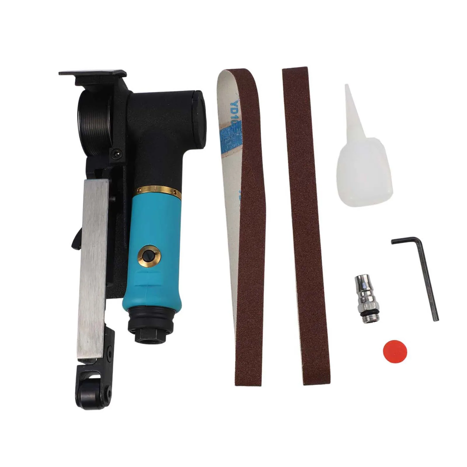 Pneumatic Air Belt Sander 20 x 520mm 16000rpm for Grinding Coating Removal Polishing with Compact and Portable Design