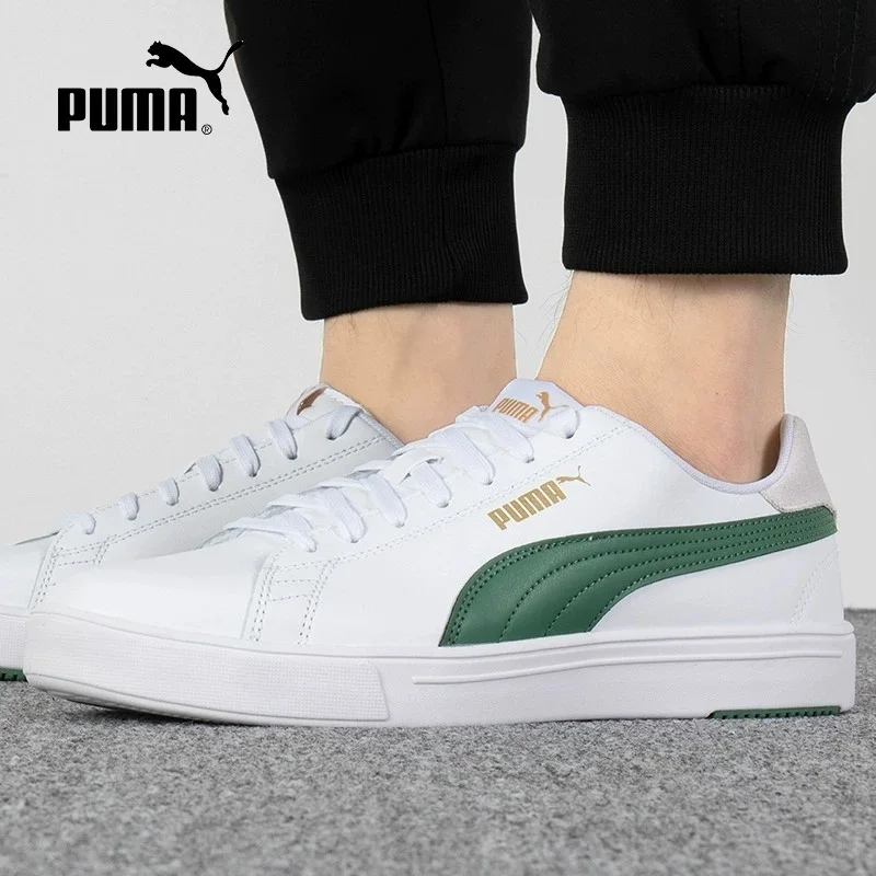 

PUMA Casual Sneakers with Wear-resistant Flat Soles and Breathable Leather - Perfect for Couples, Fresh Trendy Style 374902-20