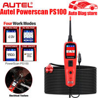 Autel PowerScan PS100 Automotive Electrical Circuit Tester, PS100 12V 24V Power Probe BMS Diagnostic Tool PK JDIAG P100 P200