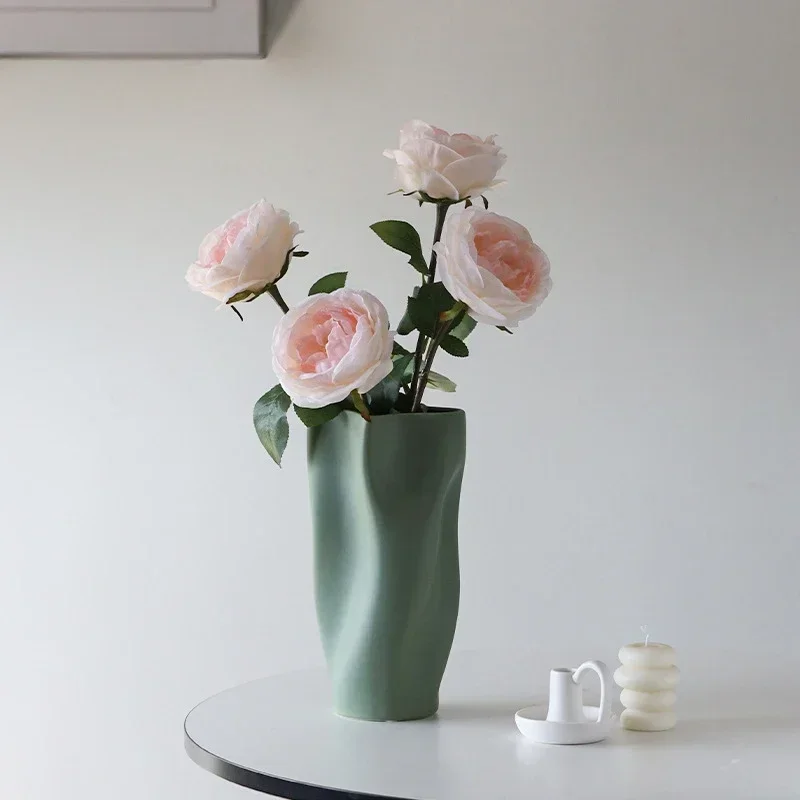 

Artificial Simulation Rose Fake Flower Porch Living Room Dining Table Bedroom Coffee Table Desktop Wedding Fake Plant Decoration