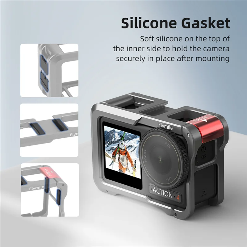 Полнокадровый защитный корпус ABDE-Flymile для камеры DJI Osmo Action 4 Action 3 для штатива