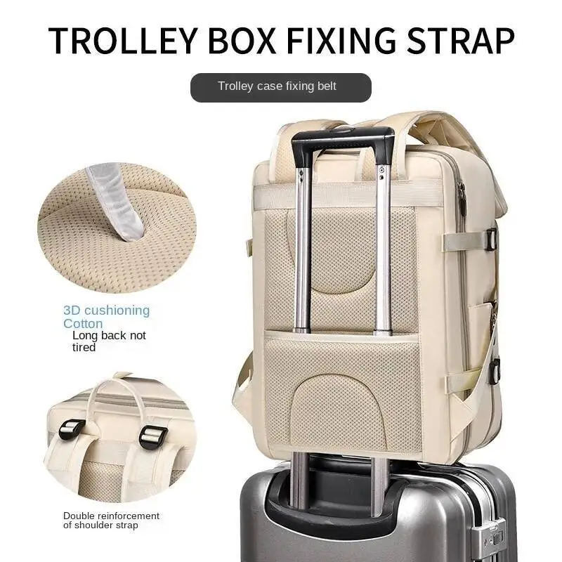

Good Quality Extra Large Capacity Men's Backpack Fashion Travel Case Bags Women's Trendy High-end Lightweight Laptop Handbag
