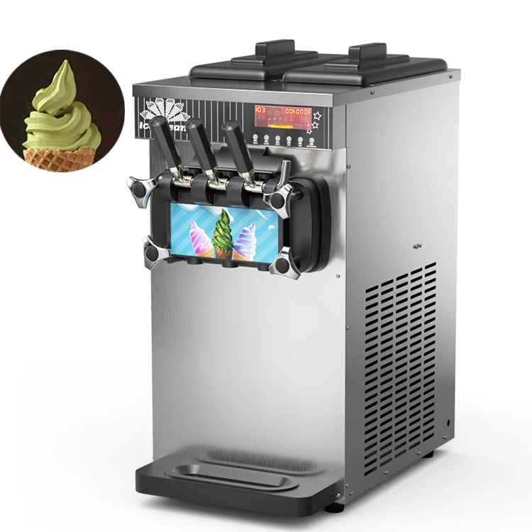 

Hot Product 3 Flavor Table Top Commercial Soft Frozen Frozen Yogurt Machine Ice Cream Machine